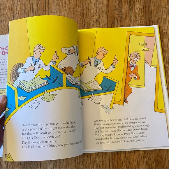 You're Only Old Once by Dr. Seuss 1986 Random House In Dust Jacket - Picture 4 of 8